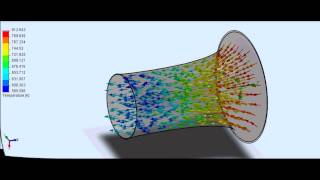 Gas Turbines Exhaust Cone Assignment Flow Simulation [upl. by Coady555]