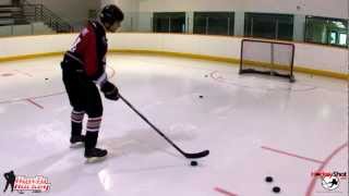 How To Take a Snapshot  On Ice Lesson  Howtohockeycom [upl. by Nymzaj710]