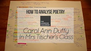 Carol Ann Duffy ORIGINALLY Analysis and revision for GCSE Aiming for Grade 9 [upl. by Haisej]