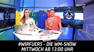 ReLIVE 🔴  Der große OffensivCheck im DFBTeam  wirfuer5  Die WMShow  SPORT1 [upl. by Assille795]