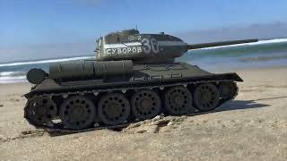 TAIGEN 116 RC  RUSSIAN T3485  SAND TEST RUN [upl. by Eelimaj]