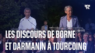 Lintégralité des discours de Gérald Darmanin et Élisabeth Borne à Tourcoing [upl. by Mendez]