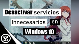 Optimizar y Desactivar servicios Innecesarios en Windows 10 con un Click [upl. by Imoyik]