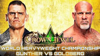 WWE2K23 Gunther VS Goldberg  World Heavyweight Championship goldberg goldbergreturns gunther [upl. by Sorips]