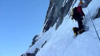 Above the Difficult Crack on the Eiger North Face [upl. by Stargell584]