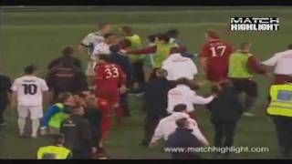 Lazio  AS Roma 12 Fight Attack After the match [upl. by Nivk]