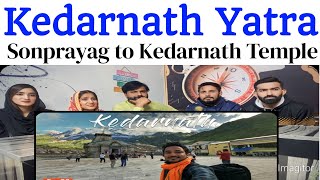 Kedarnath Yatra Sonprayag to Kedarnath Temple 16km Trekking  Kedarnath Yatra Ep03 [upl. by Nicole]