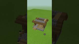 Minecraft Villager House 🏠 Tutorial shorts [upl. by Nodnnarb]