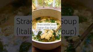 Make this EASY soup recipe in 20minutes or less Stracciatella Soup [upl. by Ettener78]