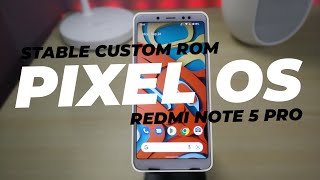 Best Stable Custom Rom For Redmi Note 5 Pro  Pixel OS Android 12 2022 [upl. by Mor]