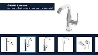 Facq  Grohe  Wastafelkraan Essence MSize [upl. by Schnurr590]