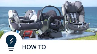 How to correctly install a forwardfacing child seat  carsales [upl. by Amato]