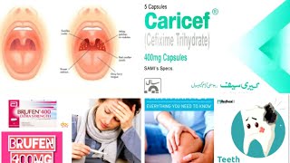 caricef capsules uses  brufen tablet uses  uses in urdu Hindi [upl. by Bailar]