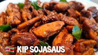 Surinaamse Kip in Sojasaus ketjap receptSurinamese Chicken in Soy sauce recipe [upl. by Enelaehs716]