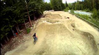 Crazy Aerial Video of Mountain Bike Jumps [upl. by Nolava]