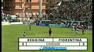 REGGINA FIORENTINA STAGIONE 1999 2000 primo tempo [upl. by Nekial873]