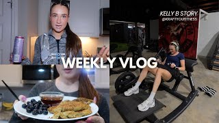 WEEKLY VLOG half marathon training PR unboxing amp fav pancake recipe 🥞 🩷🌟 [upl. by Lilac]