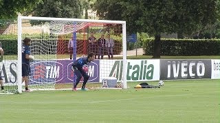 Lallenamento di Buffon e degli altri portieri azzurri [upl. by Amena538]