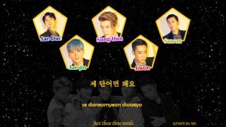 Sechskies 젝스키스  Three Words 세 단어 Color Coded HangulRomEng Lyrics [upl. by Lowney]