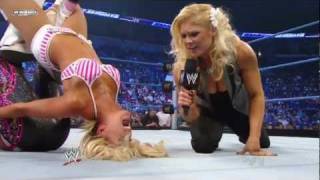 WWE Smackdown 093011  Kelly Kelly vs Natalya [upl. by Aeneus]