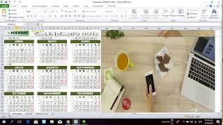 Nuevo Calendario Excel 2018 Gratis [upl. by Nadoj370]