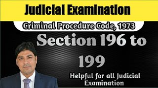 Cognizance of Offences by Magistrate  196 to 199  Lecture Series on Judicial Exam  CrPC Part 66 [upl. by Eceerehs316]