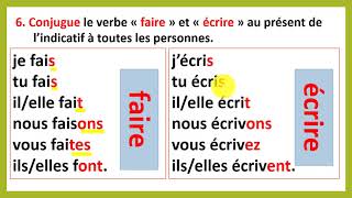 les verbes du troisième groupe au présent de l’indicatifأفعال المجموعة الثالثة في المضارع [upl. by Isawk855]