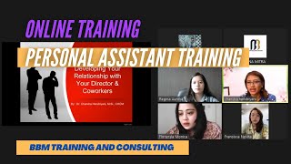 Personal Assistant Training Day2  BBM TRAINING AND CONSULTING [upl. by Negiam]