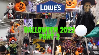 LOWES HALLOWEEN 2022 PART 2…CODE ORANGE  Disney Halloween decor [upl. by Ellirpa]