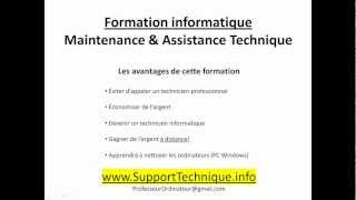 Cours de Maintenance 1 Introduction  Soutien et support technique assistance technique info [upl. by Aliuqehs]