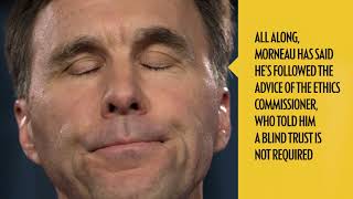 Bill Morneau’s conflict of interest controversy [upl. by Amalbena]