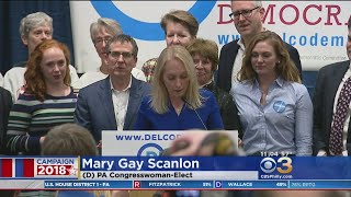 Scanlon Wins Open Seat Flipping It To Democrats [upl. by Anauqal599]