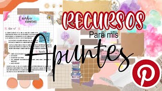 ¿Qué puedo buscar en PINTEREST para mis apuntes Ale Digitaal ♡ [upl. by Ahsyia229]