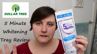 5 Minute Teeth Whitening Tray Review  Dollar Tree [upl. by Kcirrad]