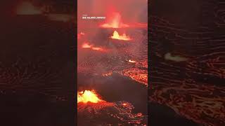 Hawaiis Kīlauea volcano erupts from crater Shorts [upl. by Nhguavad111]