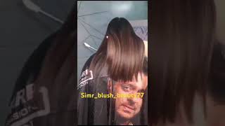 simrblushbeauty77 smoothing rebonding keratinbotox botoxfillers like comment share [upl. by Elisa]