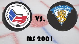 Mistrovství světa v hokeji 2001  Finále  Česko  Finsko [upl. by Ezana66]