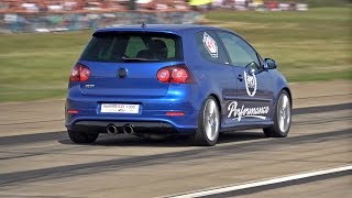 980HP Volkswagen Golf V R32 Turbo 4Motion GTX42 0316 kmh [upl. by Leinahtan24]