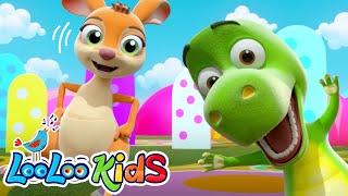 Jump and Bounce with the Kangaroo and Zigaloo Official Video  S4EP38 Dance Along  LooLoo Kids [upl. by Eliza]