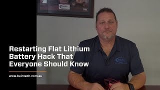 Restarting Flat Lithium Battery Hacks That Everyone Should Know [upl. by Lunetta]