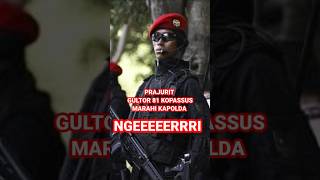 PRAJURIT KOPASSUS MARAHI KAPOLDA  SANGAR BRAY [upl. by Ssepmet]