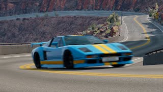 Civetta Bolide Pure Driving Sounds BeamNG Drive [upl. by Neelyaj]