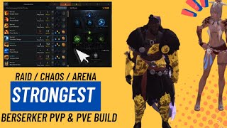 MasterZedX Berserker Build For PvP amp PvE On Lost Ark [upl. by Claretta742]