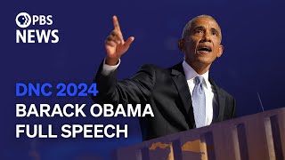 WATCH Former President Barack Obamas full speech at 2024 Democratic National Convention [upl. by Penny]