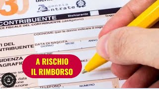 Rimborso 730 lerrore che può farti perdere tutto [upl. by Eradis]