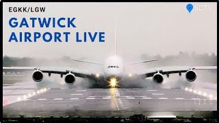 Gatwick Airport Live  EGKKLGW  26th February 2024 [upl. by Hayidah99]