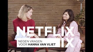 Hanna Van Vliet Over Flirten Instagram En Auditie Doen  Netflix IX Interview [upl. by Adraynek]