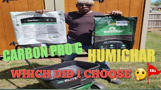 HUMICCHAR amp CARBON PRO G adding Soil Amendment to the Soil [upl. by Bautram]