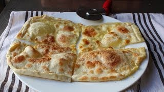 Focaccia di Recco  Rustic CheeseFilled Italian Flatbread [upl. by Ardnossak485]