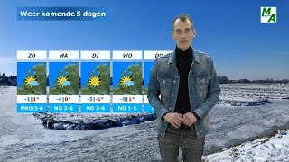 Wisselvallig gaat eindelijk verdwijnen Zonneschijn winterse kou én ijsdagen zijn in aantocht [upl. by Winwaloe]